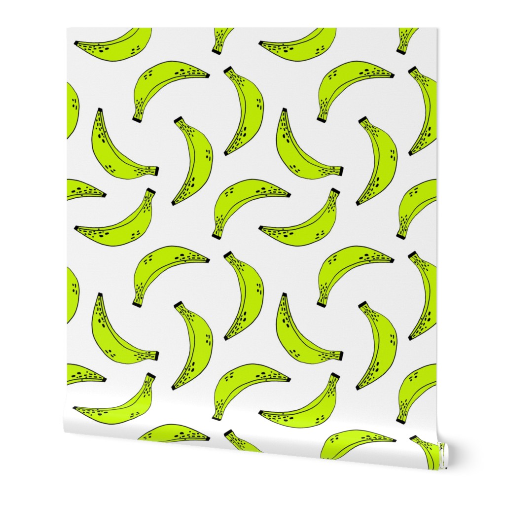 banana // bananas tropical fruits summer yellow sweet kids print