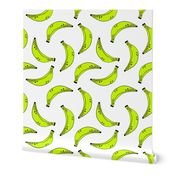 banana // bananas tropical fruits summer yellow sweet kids print