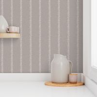 Gray Grey Beige Taupe Linen White Stripe 