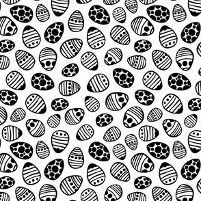 Easter eggs / Black and White