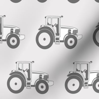 Tractors in Gray