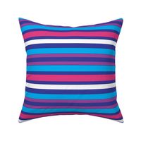 Blue, pink and white Candy Stripes