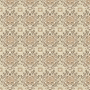 Beige Mandala