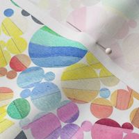 Dewdrops || cut paper watercolor palettes