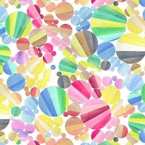 Dewdrops || cut paper watercolor palettes