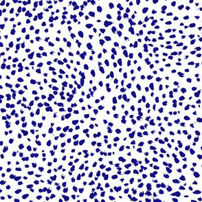 brush brushstrokes spots dots painted painterly indigo summer tropical hand-painted kids home decor dalmatian spots dots animal print