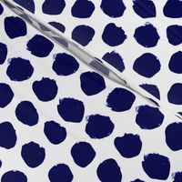 dots jumbo big dots spots indigo summer tropical dye hand-drawn painted painterly artist dots