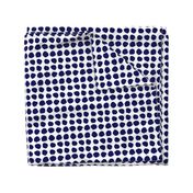 dots jumbo big dots spots indigo summer tropical dye hand-drawn painted painterly artist dots