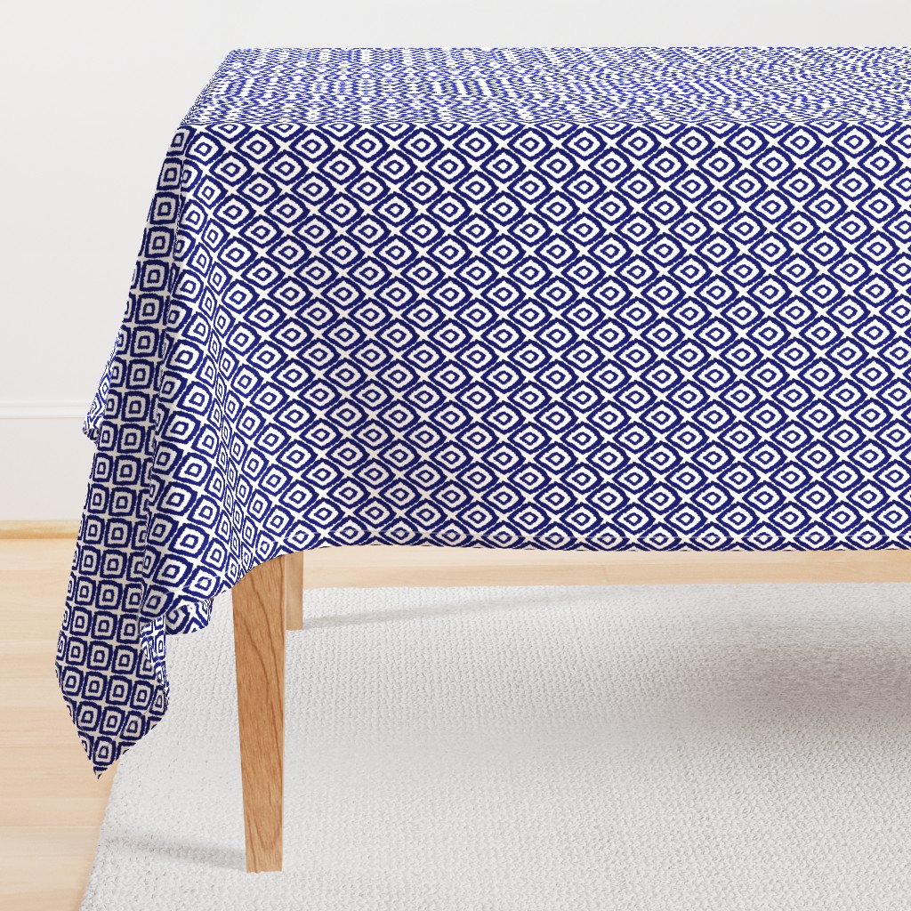 ikat indigo simple kids painted  hand-drawn hand-painted dye indigo blue summer tropical