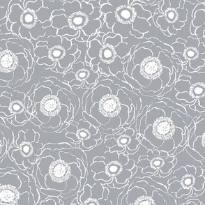 flowers grey kids baby girls nursery sweet florals flowers