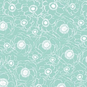 mint spring flowers florals flower kids baby nursery 