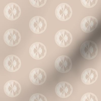 Beige Dot with Pattern