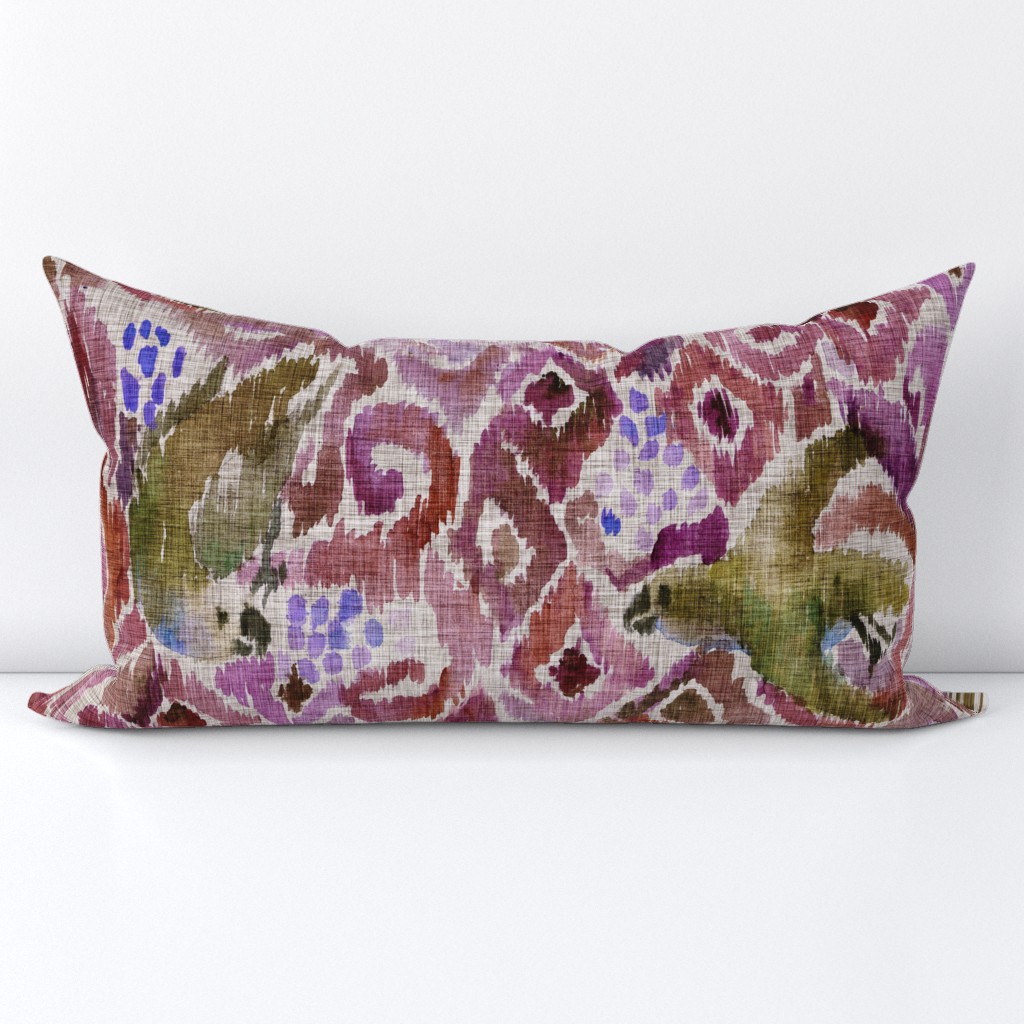 Ikat Parrot  Plum