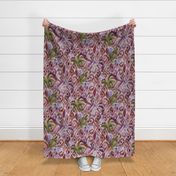 Ikat Parrot  Plum