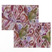 Ikat Parrot  Plum