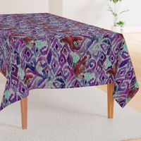 Ikat Parrot - Violet