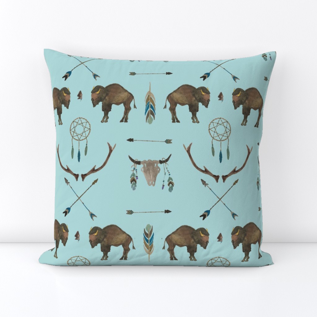 Blue Sky Buffalo Handpainted Western Motifs