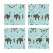 Blue Sky Buffalo Handpainted Western Motifs