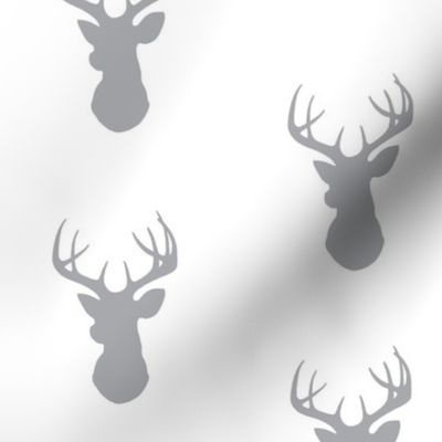 Deer- Med grey/white-