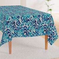 Ikat Peacock Blue