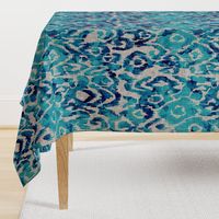 Ikat Peacock Blue