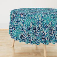 Ikat Peacock Blue