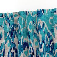 Ikat Peacock Blue