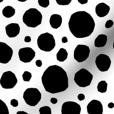  CUT OUTS dots – black white