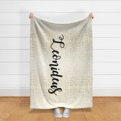 Custom Baby Blanket Crib Sheet with Name Gold and Black