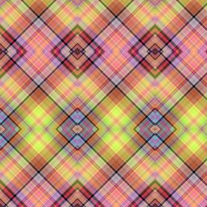 FRUITY LICORICE SWEETS CANDIES DIAGONAL PLAID