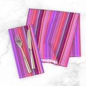 WATERCOLOR FUN PARTY LINES STRIPES ULTRAVIOLET PINK RED BURGUNDY