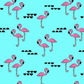 Flamingos // bright