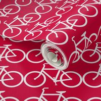 tinny red bicycle