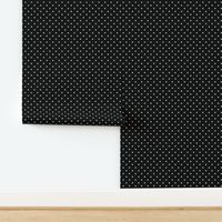 White Square Polka Dots on Black