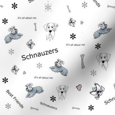 Schauzer best friends