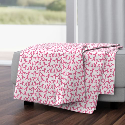 Pink Ribbons Breast Cancer Fabric