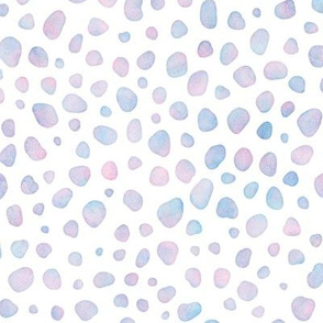Cheetah Spots Pattern in Cotton Candy Watercolor