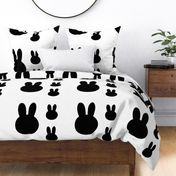 Modern Bunny Pillow 