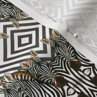 African Zebra Mirror Design
