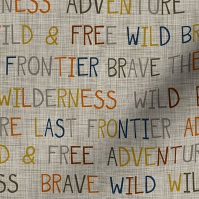 Adventure Wilderness Words