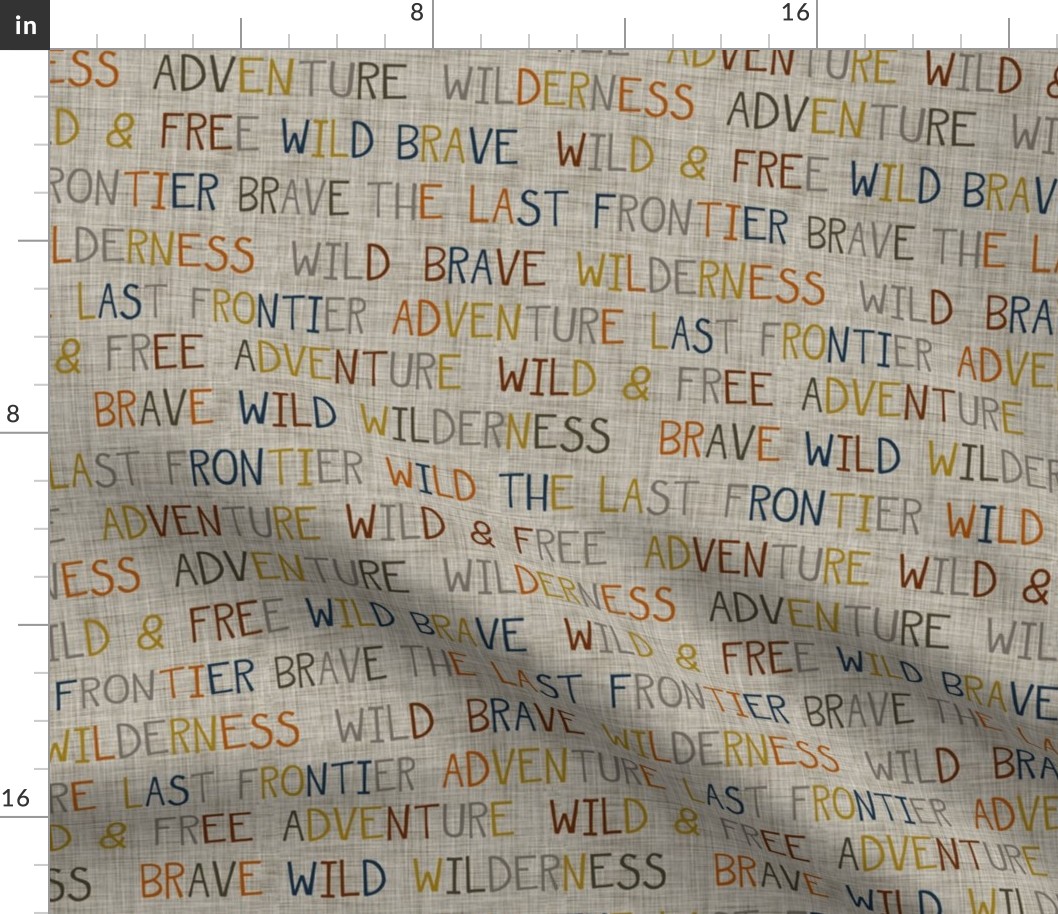 Adventure Wilderness Words