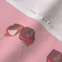 Valentine day's card and chocolates (in pink colorway)