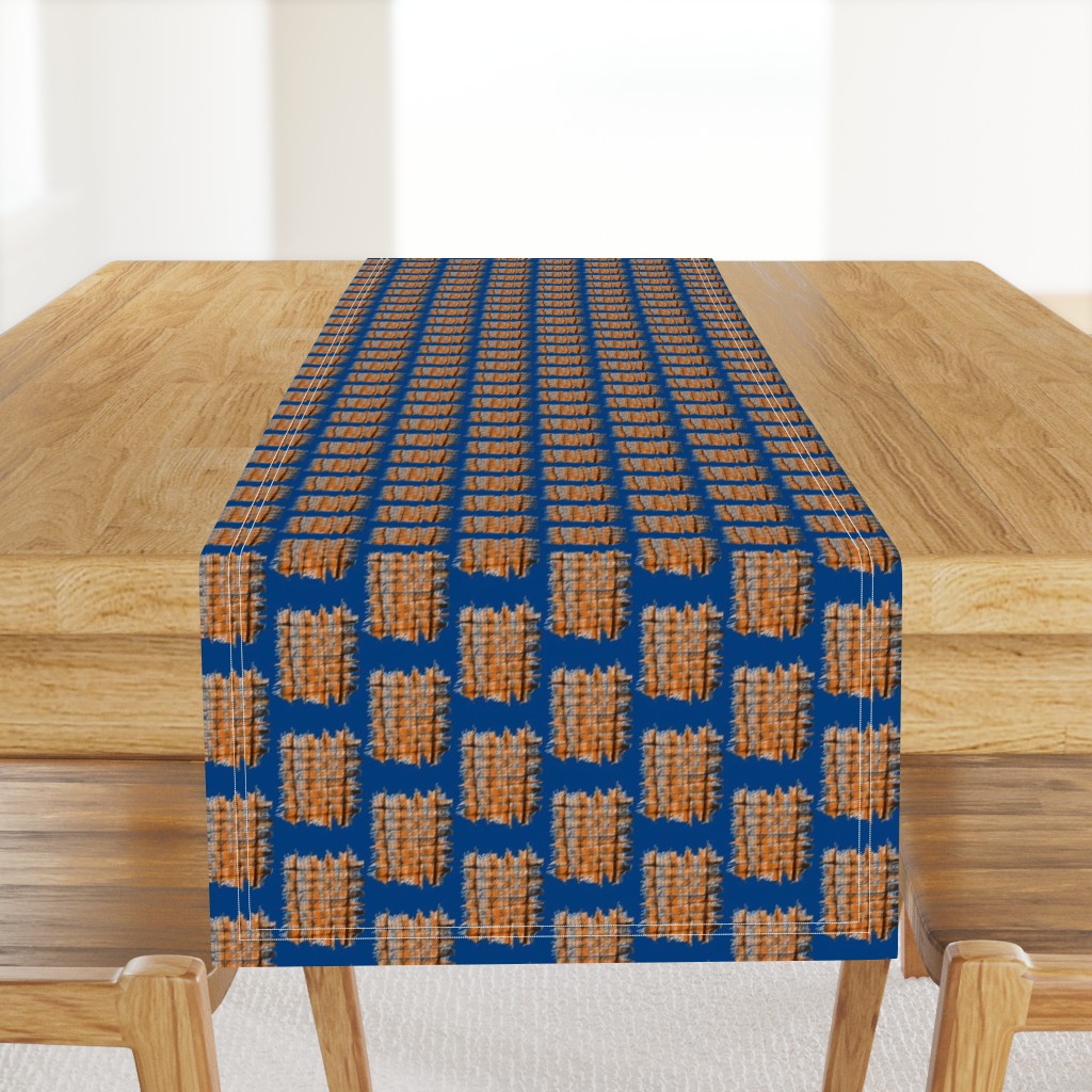 Cat Scratch Mats on Royal Blue - Medium Scale