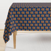 Cat Scratch Mats on Royal Blue - Medium Scale