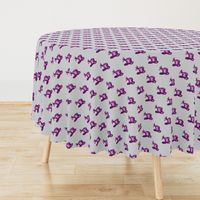 Best Purple Bonnets on Dove Grey - Medium Scale