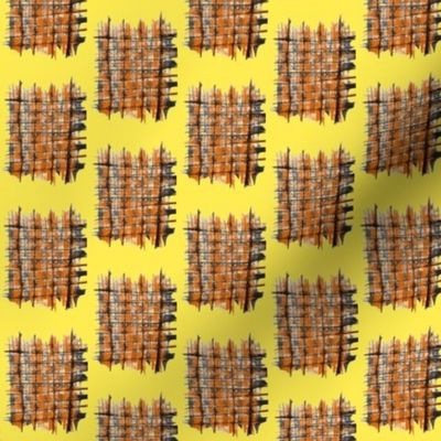 Cat Scratch Mats on Sunny Yellow - Small Scale