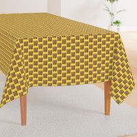 Cat Scratch Mats on Sunny Yellow - Small Scale