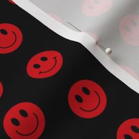 smiley dots 1 inch red