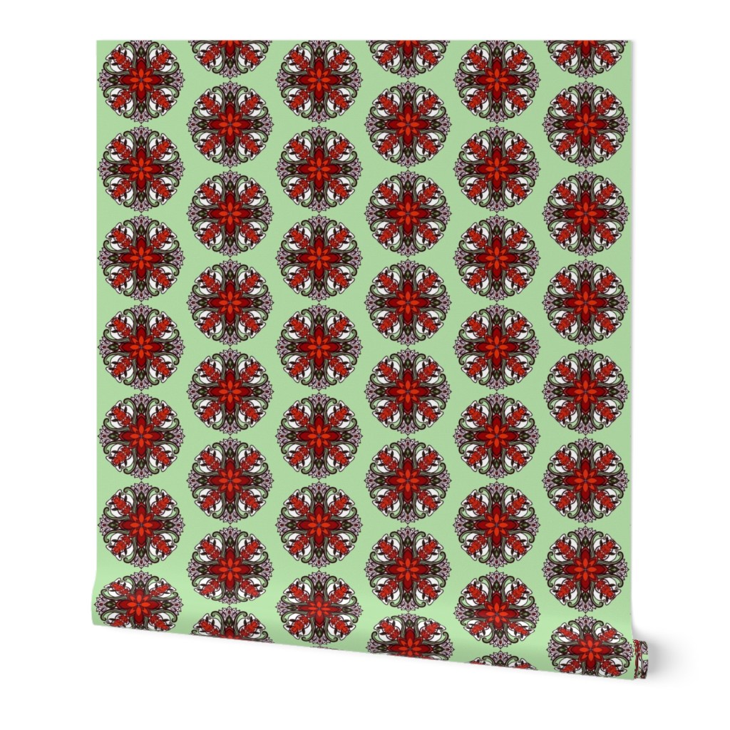 Tile 18 Poppies Coordinate