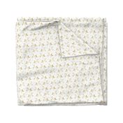 Gold Unicorns and Gold Stars on White Modern Trendy Hipster Kids Baby Fabric